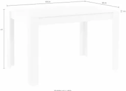 OTTO home Essgruppe Set, 5 Stk. tlg. mit Esstisch 120 cm breit