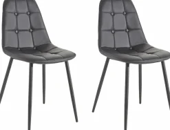 OTTO home Essgruppe 5 Stk. tlg. Esstisch, Breite 160 cm und 4 Esszimmerstühle, Bezug in Kunstleder