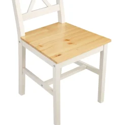OTTO home Essgruppe »Willow« Set, 5 tlg. Esstisch mit 4 Stühlen, aus massivem Kiefernholz