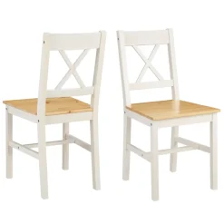 OTTO home Essgruppe »Willow« Set, 5 tlg. Esstisch mit 4 Stühlen, aus massivem Kiefernholz