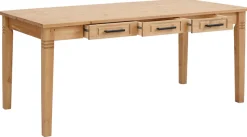 OTTO home Esstisch »Anabel, Schubkästen mit schwarzen Metallgriffen« Buffet aus massiver Kiefer, FSC®, mit Schiebetüren, B/H 186/190 cm