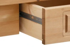 OTTO home Esstisch »Anabel, Schubkästen mit schwarzen Metallgriffen« Buffet aus massiver Kiefer, FSC®, mit Schiebetüren, B/H 186/190 cm