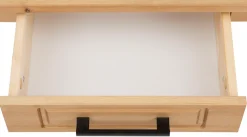 OTTO home Esstisch »Anabel, Schubkästen mit schwarzen Metallgriffen« Buffet aus massiver Kiefer, FSC®, mit Schiebetüren, B/H 186/190 cm