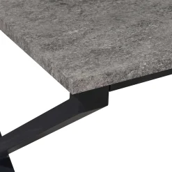OTTO home Esstisch »Boddhi« schwarzes Metallgestell, Plattenvarianten wählbar, sowie Größen