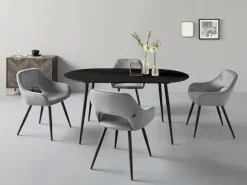 OTTO home Esstisch »Eadwine,Ovaler Tisch, Küchentisch« Tischplatte aus MDF, verschiedene Größen und Farbvarianten