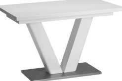 OTTO home Esstisch »Elbach« Hochglanz weiß, Ausziehtisch 120-160 cm, Esszimmer