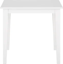 OTTO home Esstisch »Fullerton« weiß lackiert, B/T 80 x 80 cm, Ansteckplatte separat bestellbar