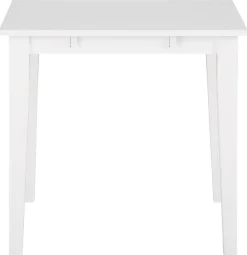 OTTO home Esstisch »Fullerton« weiß lackiert, B/T 80 x 80 cm, Ansteckplatte separat bestellbar