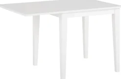 OTTO home Esstisch »Fullerton« weiß lackiert, B/T 80 x 80 cm, Ansteckplatte separat bestellbar