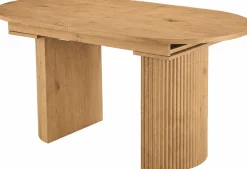 OTTO home Esstisch »Gartempe« ausziehbar 160-210 cm, Synchronauszug, inkl Einlegeplatte, Breite 90cm