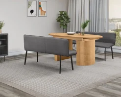 OTTO home Esstisch »Gartempe« ausziehbar 160-210 cm, Synchronauszug, inkl Einlegeplatte, Breite 90cm