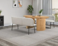 OTTO home Esstisch »Gartempe« ausziehbar 160-210 cm, Synchronauszug, inkl Einlegeplatte, Breite 90cm