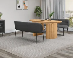 OTTO home Esstisch »Gartempe« ausziehbar 160-210 cm, Synchronauszug, inkl Einlegeplatte, Breite 90cm