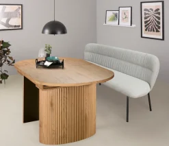 OTTO home Esstisch »Gartempe« ausziehbar 160-210 cm, Synchronauszug, inkl Einlegeplatte, Breite 90cm