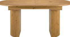 OTTO home Esstisch »Gartempe« ausziehbar 160-210 cm, Synchronauszug, inkl Einlegeplatte, Breite 90cm