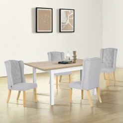 OTTO home Esstisch »Ismund« aus Melamin und MDF Holz, Auszugsfunktion, Breite 120 oder 160 cm