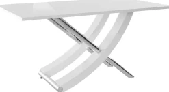 OTTO home Esstisch »Kaleo« Hochglanz, mit Chromabsetzen, Breite 160 cm