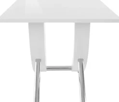 OTTO home Esstisch »Kaleo« Hochglanz, mit Chromabsetzen, Breite 160 cm