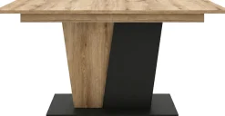 OTTO home Esstisch »MONOLITH, ausziehbar 150 -230 cm, inklusive 2x 40 cm Einlegeplatte« V-Gestell mit Bodenplatte, Tisch, Küchentisch, Esszimmer, Küche