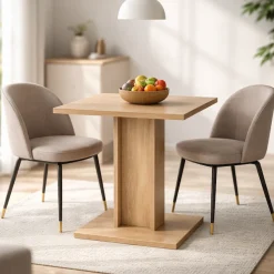 OTTO home Esstisch »Square Säulentisch, Küchentisch, Bistrotisch, Kompakt-Esstisch« Quadratischer Esstisch; verschiedene Farben erhältlich; Breite: 70 cm