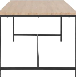 OTTO home Esstisch »Vadum« 1 Stk. tlg. mit Tischplatte in einer Holzoptik und fühlbare Struktur, Höhe 76 cm