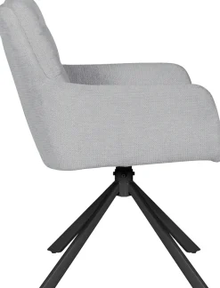 OTTO home Esszimmerstuhl »Asly« (Set) 2 Stk.mit hochwertigem Webstoff, Metallgestell und 360°-Funktion