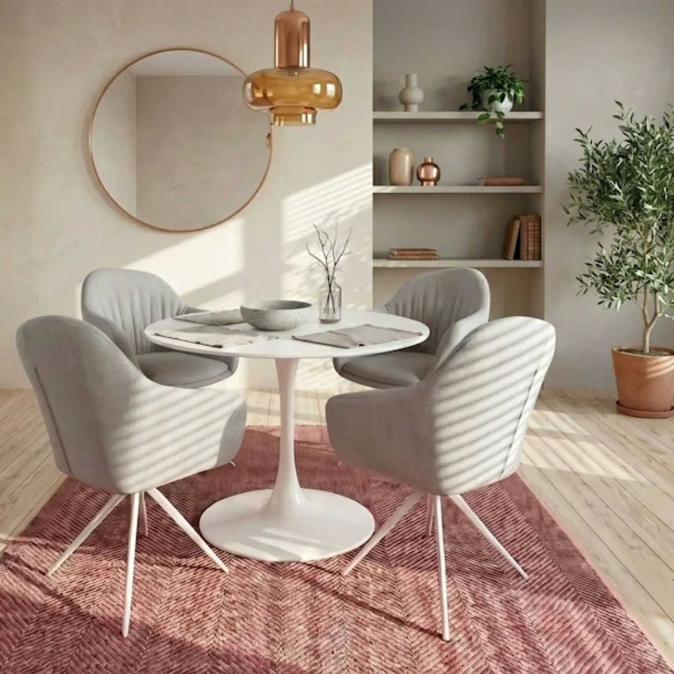 OTTO home Esszimmerstuhl »Avisio« () 2 Stk.Gepolsterte Rückenlehne, Armlehne und Sitzfläche, Sitzhöhe 50 cm