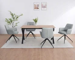 OTTO home Esszimmerstuhl »Cardiff« () 1 Stk.Sitzschale 360° drehbar, Kunstleder Bezug, Sitzhöhe 49 cm