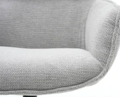 OTTO home Esszimmerstuhl »Cusey, 360° drehbar, extra dicke Polsterung, 2er-Set« (Set) 2 Stk.mit 360° Metallfuß, Komfort-Rückenlehne und hautfreundlichem Webstoff