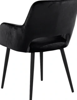 OTTO home Esszimmerstuhl »Franca« (Set) 2 Stk.Sitz in Samtvelours, Rückenlehne mit Rautensteppung, Sitzhöhe 48 cm