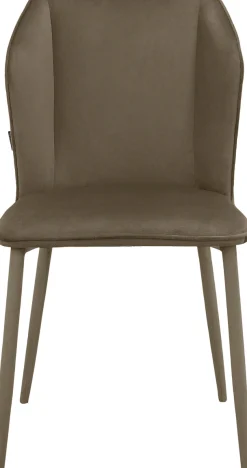 OTTO home Esszimmerstuhl »Koa« () 2 Stk.in Velourstoff, mit Sitz und Rücken gepolstert, Sitzhöhe 49 cm