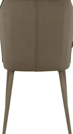 OTTO home Esszimmerstuhl »Koa« () 2 Stk.in Velourstoff, mit Sitz und Rücken gepolstert, Sitzhöhe 49 cm