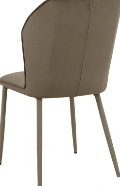 OTTO home Esszimmerstuhl »Koa« () 2 Stk.in Velourstoff, mit Sitz und Rücken gepolstert, Sitzhöhe 49 cm
