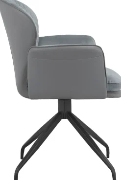 OTTO home Esszimmerstuhl »Leonidas« () 2 Stk.Sitz und Rücken gepolstert, Sitzfläche in Velourstoff, Sitzhöhe 47 cm
