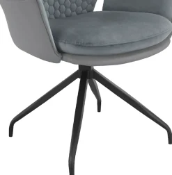 OTTO home Esszimmerstuhl »Leonidas« () 2 Stk.Sitz und Rücken gepolstert, Sitzfläche in Velourstoff, Sitzhöhe 47 cm