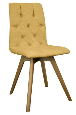 OTTO home Esszimmerstuhl »Rania« (Set) 2 Stk.Massivholzgestell, mit Knopfheftung