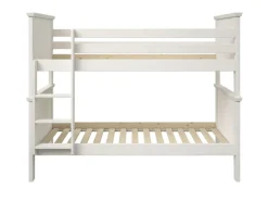 OTTO home Etagenbett »Erik, teilbar in 2 Einzelbetten, Kassettenoptik, Landhausstil« mit Lattenroste, Massivholz, Made in EU