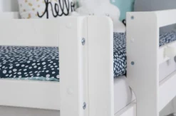 OTTO home Etagenbett »René, Hochbett, Stockbett 2 Farben, Schubkasten optional« 90x200cm,FSC® zertifiziertes Massivholz, mit Trittleiter + Rundum-Absturzschutz