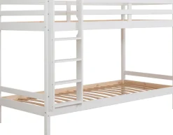 OTTO home Etagenbett »René, Hochbett, Stockbett 2 Farben, Schubkasten optional« 90x200cm,FSC® zertifiziertes Massivholz, mit Trittleiter + Rundum-Absturzschutz