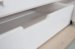 OTTO home Etagenbett »René, Hochbett, Stockbett 2 Farben, Schubkasten optional« 90x200cm,FSC® zertifiziertes Massivholz, mit Trittleiter + Rundum-Absturzschutz
