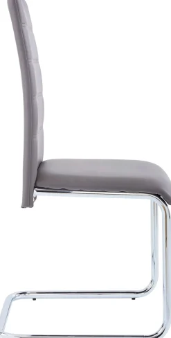 OTTO home Freischwinger »Adora« (Set) 2 Stk.(2 oder 4 Stück) Bezug in Kunstleder, verchromtes Metallgestell