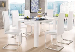 OTTO home Freischwinger »Josy« (Set) 2 Stk.Bezug in Kunstleder, verchromtes Metallgestell