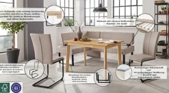 OTTO home Freischwinger »Oliver« () 2 Stk.Stuhl belastbar bis 120 Kg