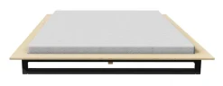 OTTO home Futonbett »Kobe, Massivholzbett aus Kiefer im Industrial Design, 200 KG belastbar« Liegefläche 140x200cm,stabiles Kufengestell,rundum Ablagefläche, FSC, Made in Europe
