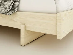 OTTO home Futonbett »Senja, Bett, Massivholzbett, minimalistisches Design« B/T/H: 148/205,1/22,6 cm,inklusive Lattenrost, Liegefläche 140x200 cm, aus massiver Kiefer