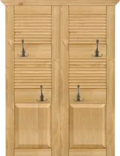 OTTO home Garderobenpaneel »Ayanna« Breite 84 cm, mit 4 Doppelhaken, aus massiver Kiefer, FSC®