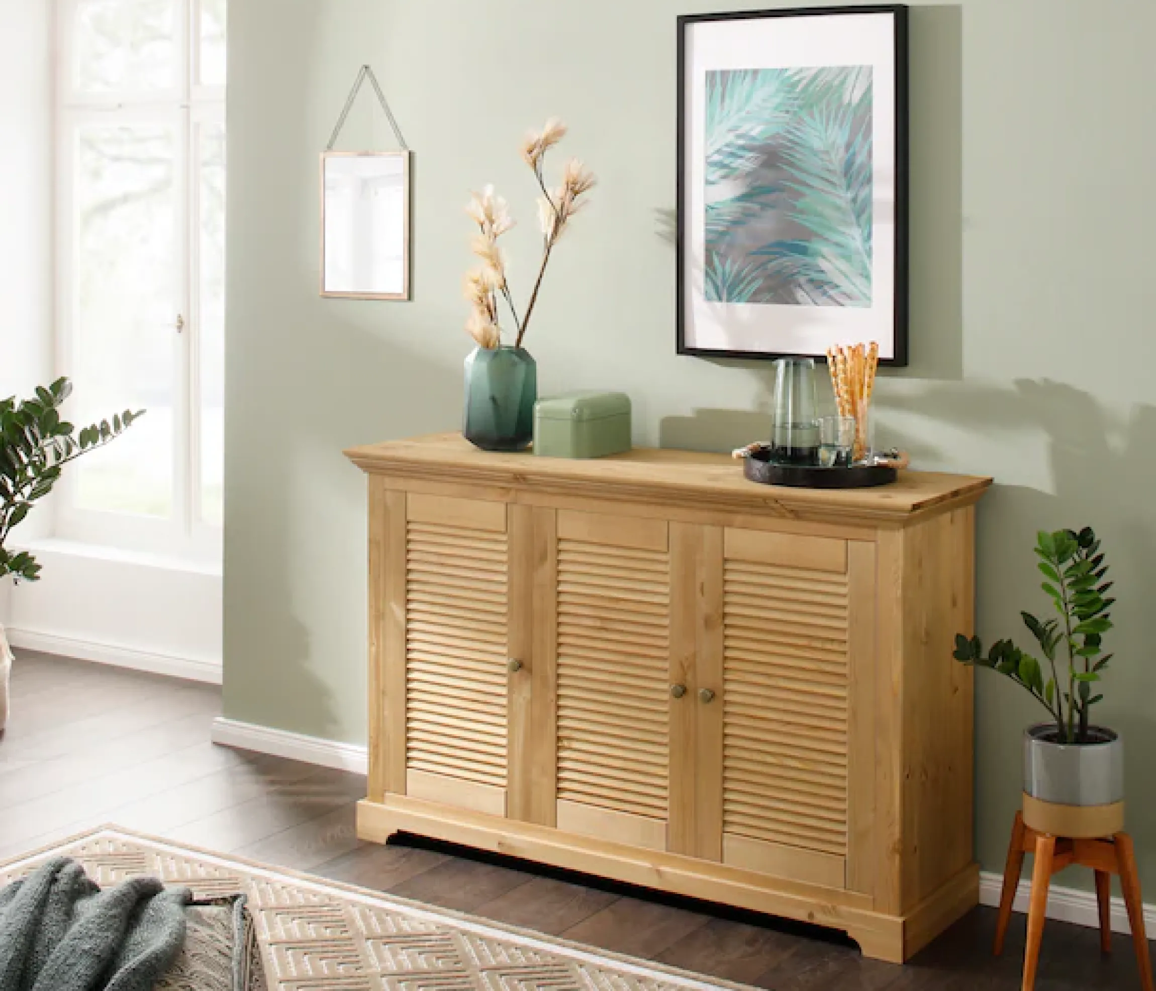 OTTO home Garderobenpaneel »Ayanna« Breite 84 cm, mit 4 Doppelhaken, aus massiver Kiefer, FSC®