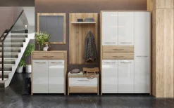 OTTO home Garderobenpaneel »Gala« Hochglanz, mit Ablageboden und 4 Metallhaken