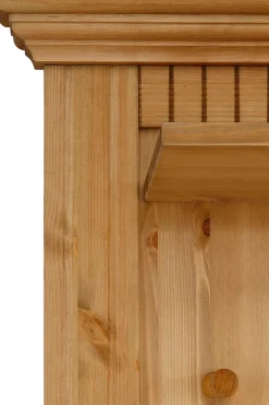 OTTO home Garderobenpaneel »Rustic« aus massiver Kiefer, Höhe 190 cm, mit Ablage, Holzhaken