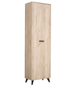 OTTO home Garderobenschrank »Umbria, Kleiderschrank, Stauraumschrank, Flurschrank, Höhe 192 cm« mit einer Kleiderstange, mit schwarzen Beinen